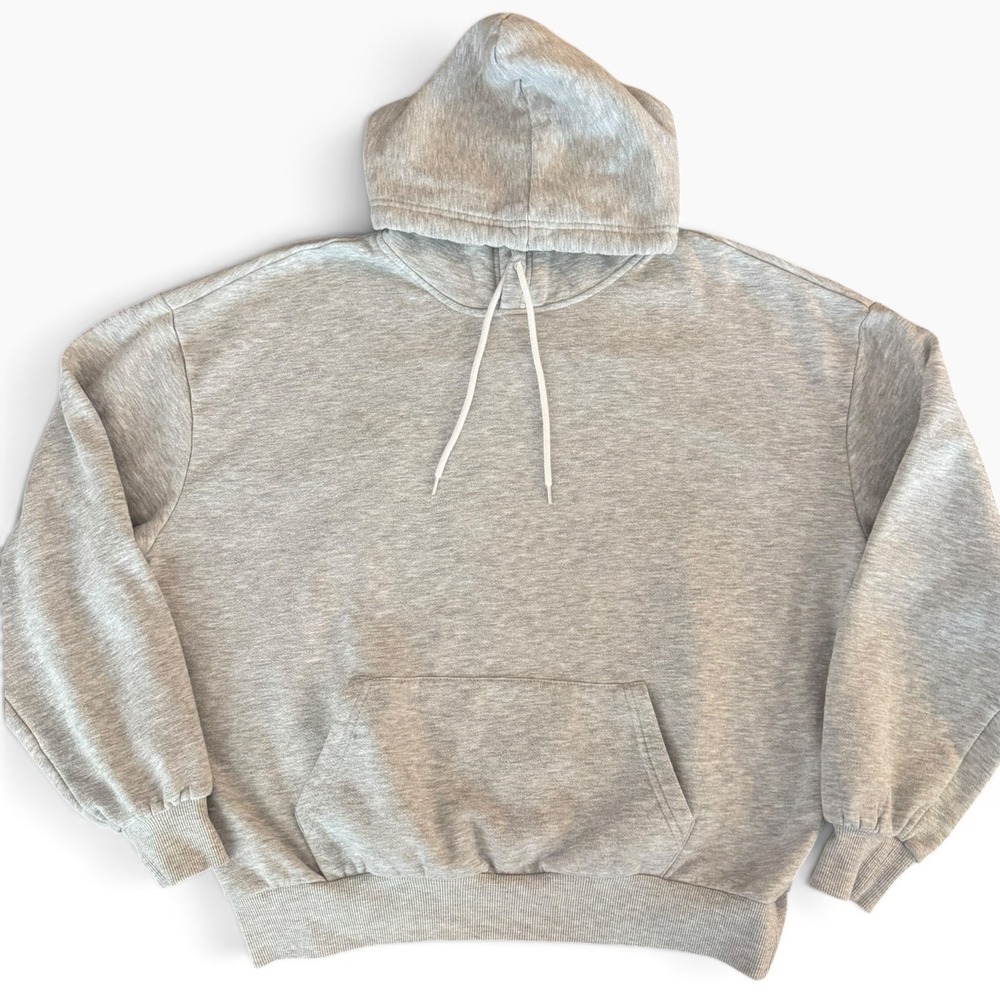 Refuge Athletic Women's Gray Fleece Hoodie Sweatshirt - Small